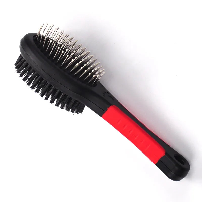 Double-Side Pet Dog Hair Removal Combs Cats Fur Cleaning Plastic Brush Large Size Grooming Combs Tool  Pets Product Supplier