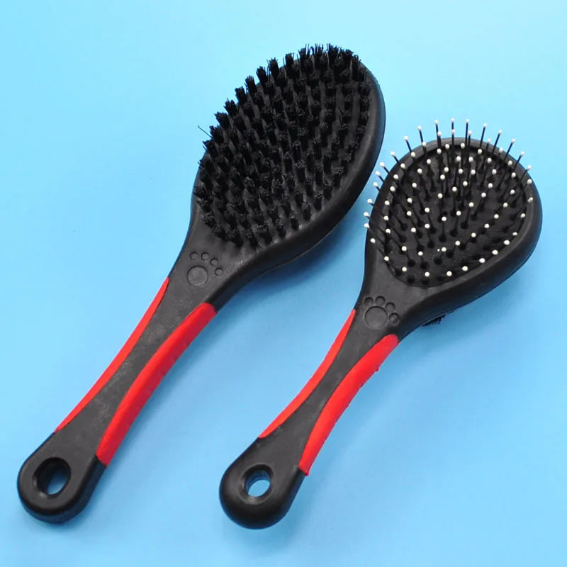 Double-Side Pet Dog Hair Removal Combs Cats Fur Cleaning Plastic Brush Large Size Grooming Combs Tool  Pets Product Supplier