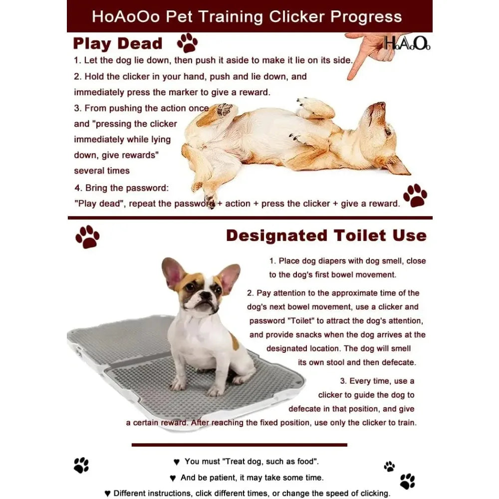 Pet Training Clicker with Wrist Strap - Dog Training Clickers Dog Specific Training Dog Horn Trainer Easy To Carry Pet Supplies