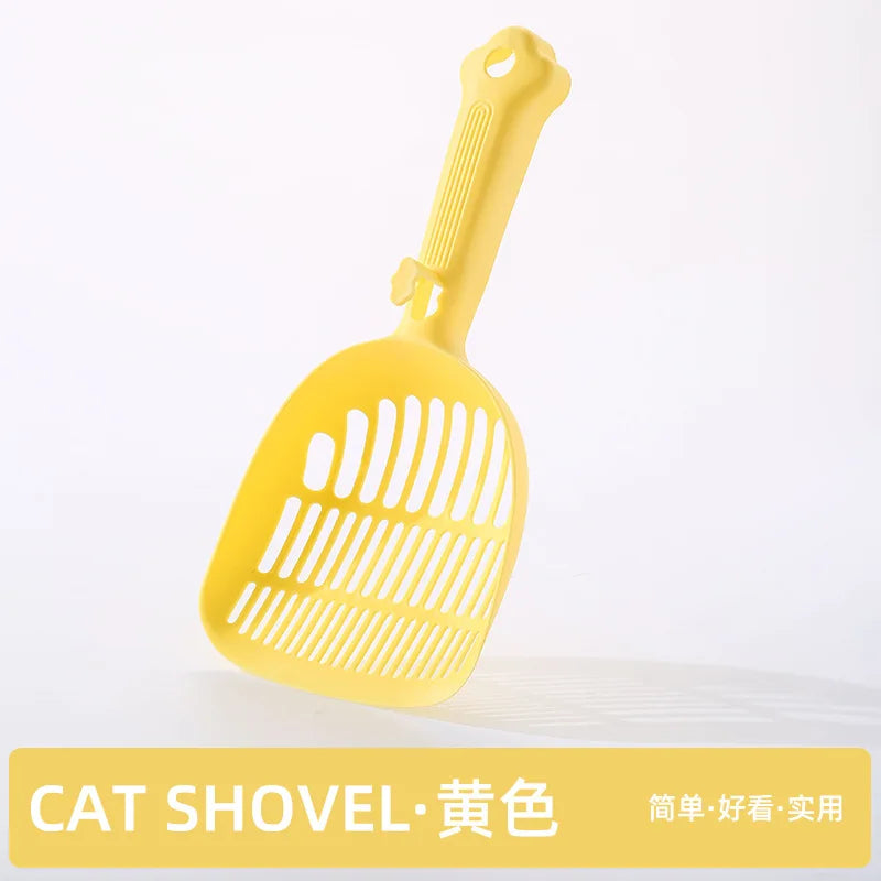 Cat Litter Scraper, A Thickened Long-handled Fine-hole Poop Cleaning Wonder, A Universal Pet Product for Cats and Dogs