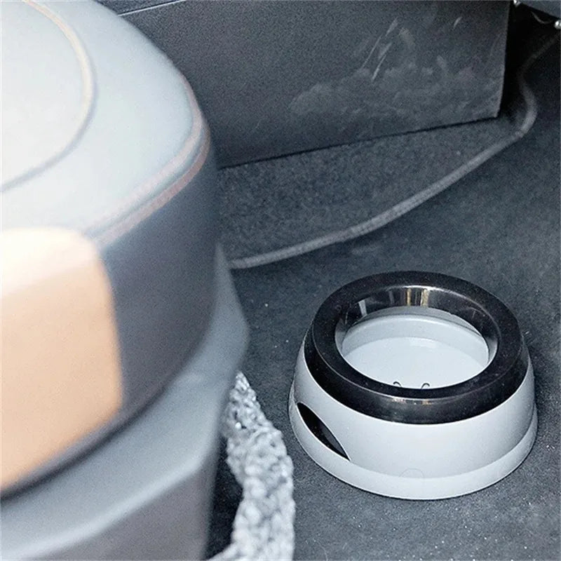 Dog Water Bowl, Floating Not Wetting Mouth Anti Messy Drinking Pet Feeder, Portable Plastic Travel Cat Bowl Dog Accessories