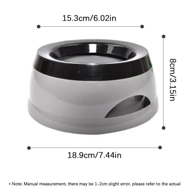 Dog Water Bowl, Floating Not Wetting Mouth Anti Messy Drinking Pet Feeder, Portable Plastic Travel Cat Bowl Dog Accessories